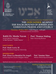 THE OUR FATHER AGAINST THE BACKGROUND OF JEWISH AND CHRISTIAN PRAYER AND LITURGY